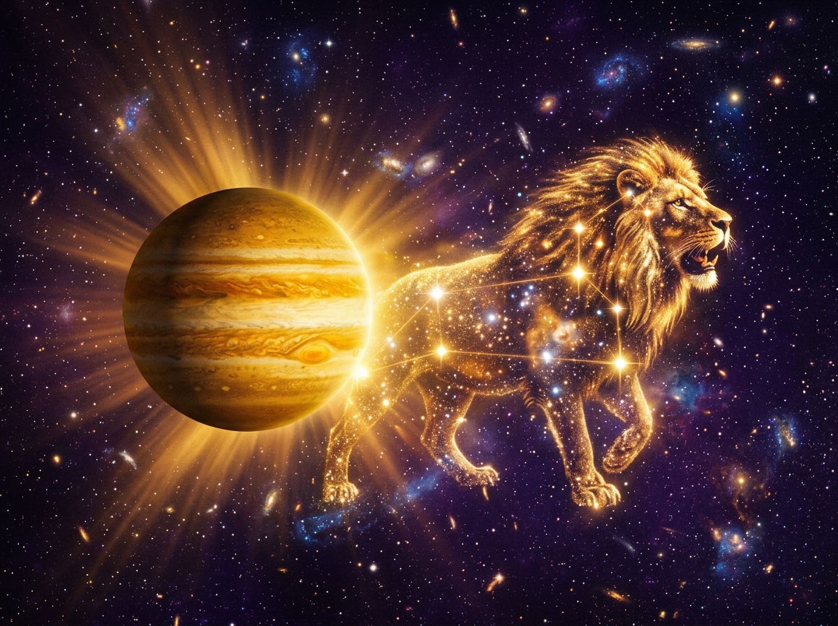 Jupiter intră în Leu pe 30 iunie: cel mai norocos tranzit din ultimii 12 ani
