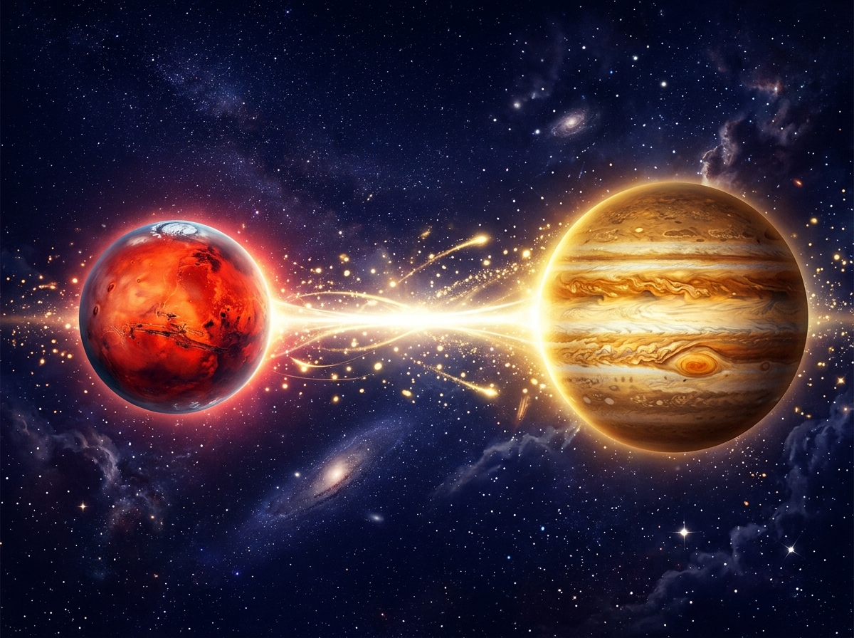 Sextilul Marte-Jupiter din 27 iunie deschide o fereastră cosmică pentru bani și succes