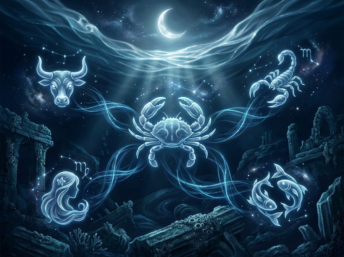 Cele 4 zodii care se potrivesc perfect cu Racul: iubire profunda, loialitate si conexiuni karmice