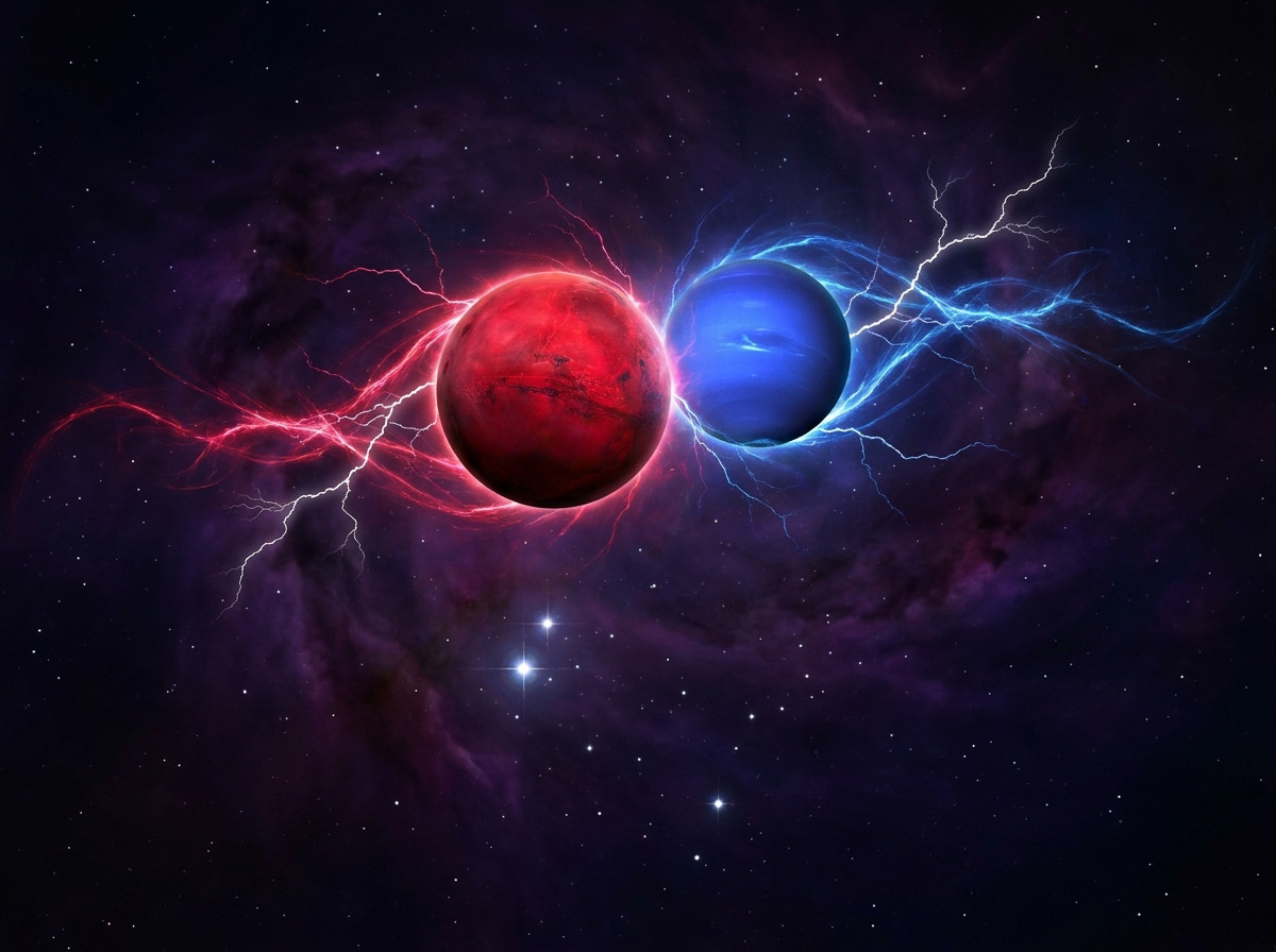 Conjuncția Marte-Uranus în Gemeni, fenomenul de 81 de ani care schimbă destinul tuturor zodiilor