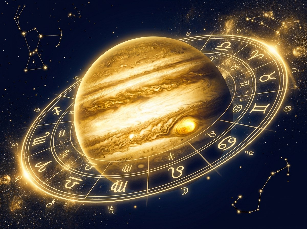 Jupiter din harta natală îți arată unde te răsfață universul fără efort